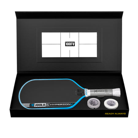 White background, product image showing the contents of the Pro V purchase. Paddle, edge guard tape and grip tape included.