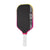 White background, angled JOOLA Magnus Pro IV pickleball paddle with pink and yellow edge guard.