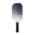 White background, product image showing the white edge guard of the JOOLA Perseus Astral pickleball paddle, with black handle.