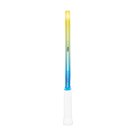 Gradient-colored pickleball paddle edge guard with 'PRO' branding on a white background.