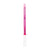 Pink and white pickleball paddle on a white background