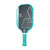 White background, product image of the JOOLA Essentials Dash pickleball paddle with a teal handle and teal edge guard.