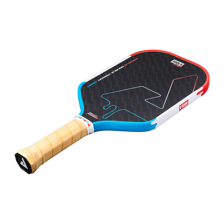 Product image of the JOOLA Perseus Double Vision Pickleball paddle 16mm Rally Rocket pop design.