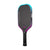 White background, image of a JOOLA Perseus 3S Dual pickleball paddle with a purple and blue dual gradiant edge guard.