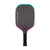 White background, image of a JOOLA Perseus 3S Dual pickleball paddle with a purple and blue dual gradiant edge guard.