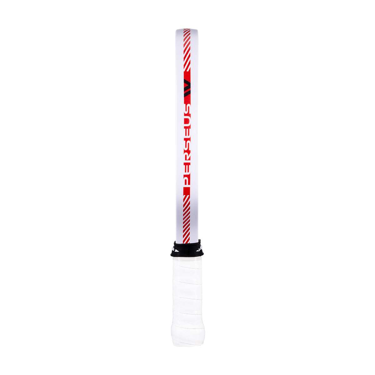 White background, the JOOLA Perseus Pro IV wordmark on the side of a JOOLA Perseus Pro IV mini paddle.