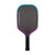White background, image of a JOOLA Perseus 3S Dual pickleball paddle with a purple and blue dual gradiant edge guard.