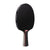 Black JOOLA table tennis racket paddle with black handle on a white background.
