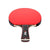 Red JOOLA table tennis racket paddle with black handle on a white background.