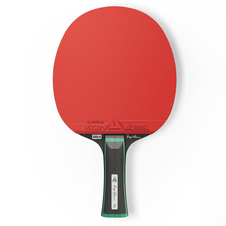 White background, product image of the a JOOLA x Hugo Calderano table tennis blade.