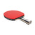 Red JOOLA table tennis racket with black handle and white text on a white background.