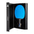 White background, blue JOOLA Infinity GL Ping Pong Paddle in a black case.