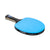 White background, blue JOOLA Infinity GL Ping Pong Paddle.