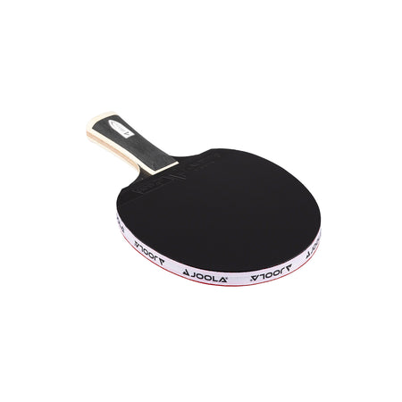 White background, JOOLA Infinity-Z Bottom 34 table tennis racket, black surface.
