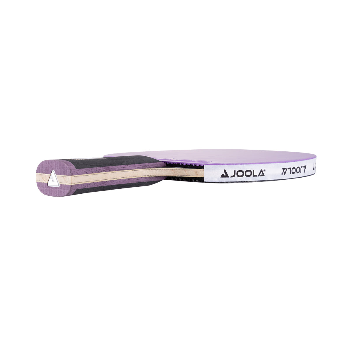 White background, Purple surface, black and purple handle.