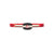 White background, JOOLA Carbon  X Table Tennis Racket in black, red and white.