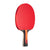 Red JOOLA table tennis racket with black handle on a white background.