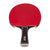 Red JOOLA table tennis racket with black handle on a white background.
