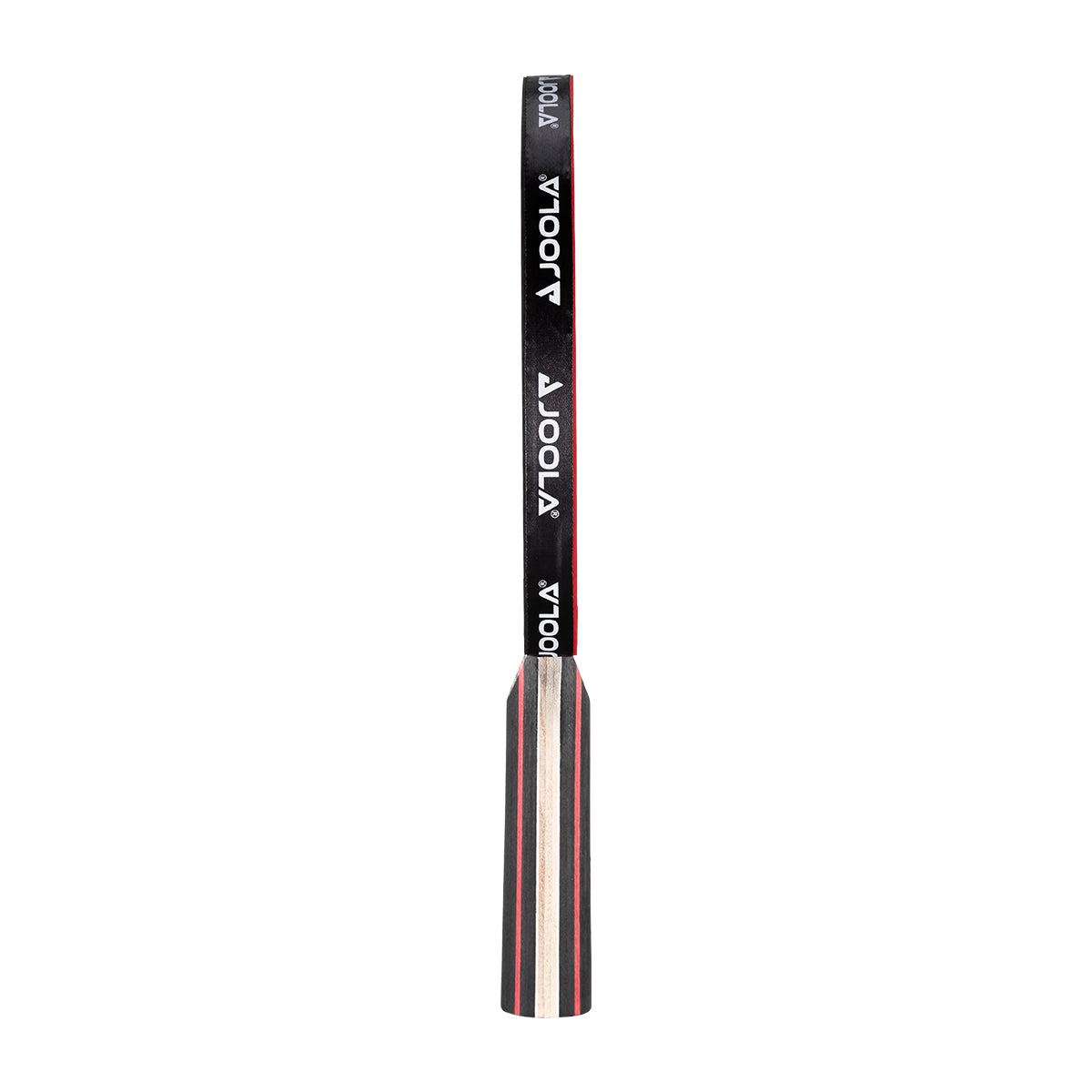 White background, side view of the a JOOLA Table Tennis racket.