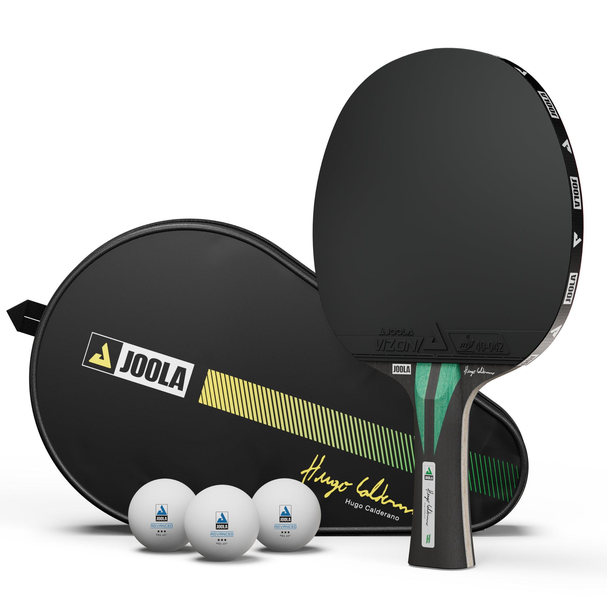 JOOLA Hugo Calderano Carbon Speed Table Tennis Set