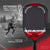 Inforgraphic for the JOOLA Agassi Edge Pickleball paddle with extended sweet spot feature and player in the background.