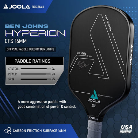 JOOLA Ben Johns Hyperion CFS 16 Pickleball Paddle