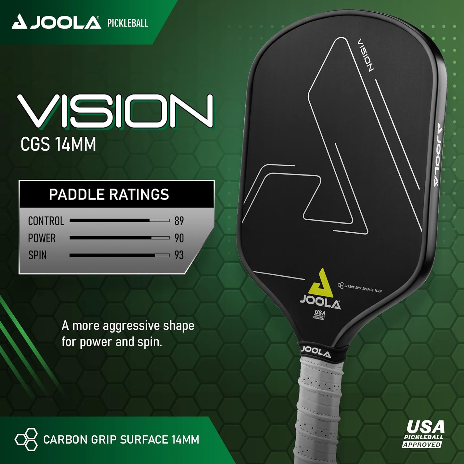 JOOLA Vision CGS 14 Pickleball Paddle