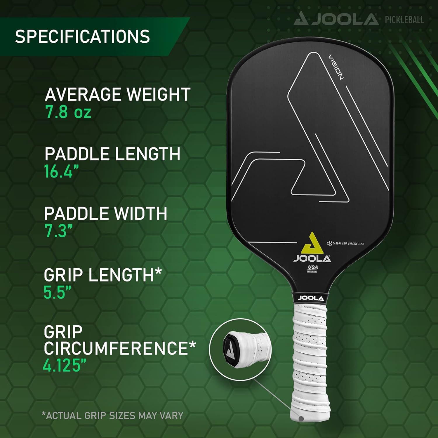 JOOLA Vision CGS 14 Pickleball Paddle