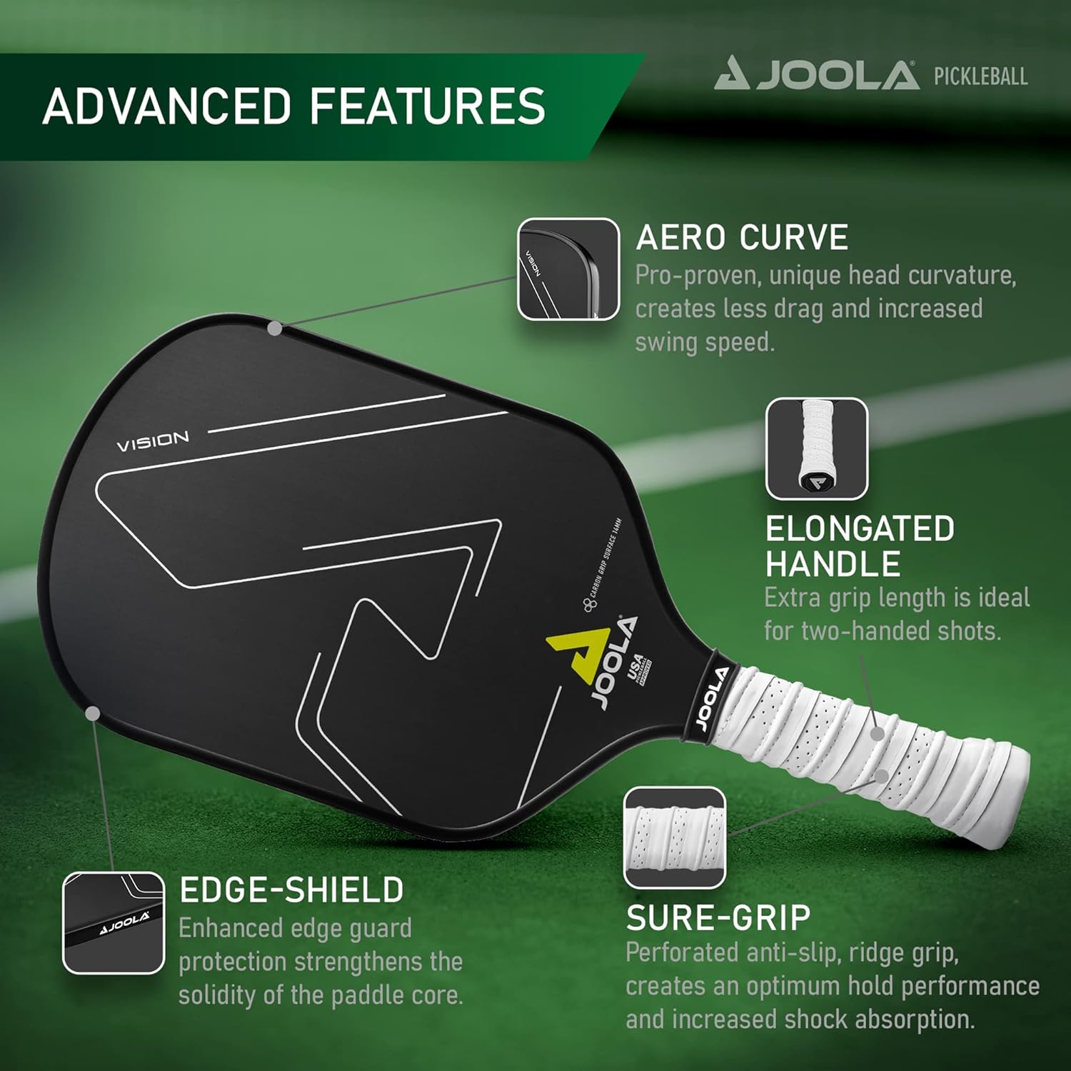 JOOLA Vision CGS 14 Pickleball Paddle