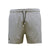 Beige JOOLA pickleball shorts with a drawstring on a white background.