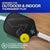 JOOLA Inforgraphic of the JOOLA Primo ball 'Designed for Outdoor & Indoor Tournament Play."