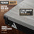 Infographic showing a close up view of the table surface of the JOOLA Berkshire Gray Indoor/Outdoor table tennis table.