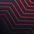 Red wavy lines on a black background