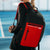 Close up product image of Brooke Buckner wearing the Agassi Vision II backpack.