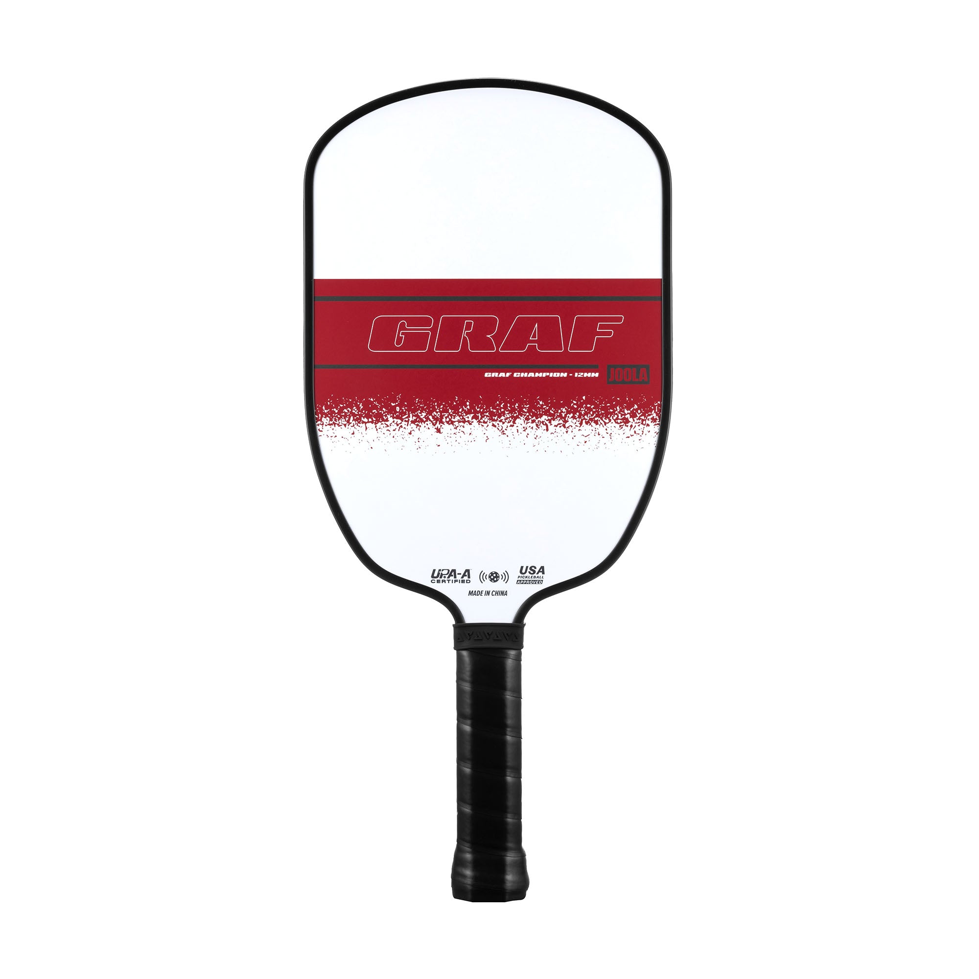 White background, product image of the Agassi x JOOLA Graf Champion Pickleball paddle.