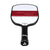 White background, product image of the Agassi x JOOLA Graf Champion pickleball paddle. Image is highlighting the JOOLA trinity end cap on bottom of the paddles handle.