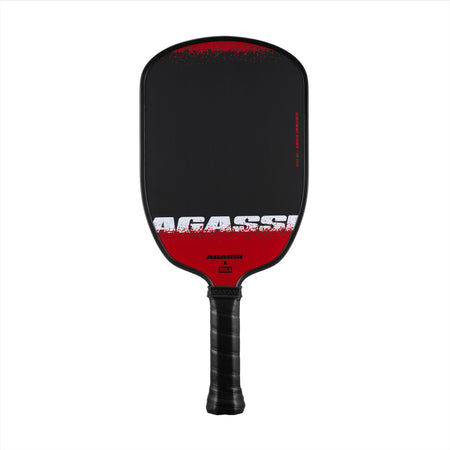 White background, image of the Agassi x JOOLA Agassi Edge pickleball paddle.