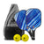 White background, product image showing the JOOLA Sling Bag, Two JOOLA Primo Balls, and two Astro pickleball paddle.