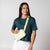 Gray background, product image of a Key Lime Colored JOOLA Belt Bag.