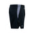 JOOLA's black athletic shorts with a gray stripe on a white background.