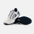 White background, a pair of JOOLA Men's R4LLy pickleball shoes, navy blue and white colorway.