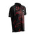 White background image, JOOLA Centrela Table Tennis Shirt, Black and Red.