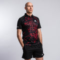 Black/Red-Centrela Polo Shirt