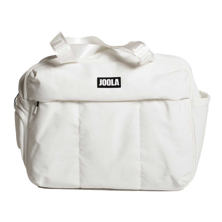White bag with 'JOOLA' logo on a white background