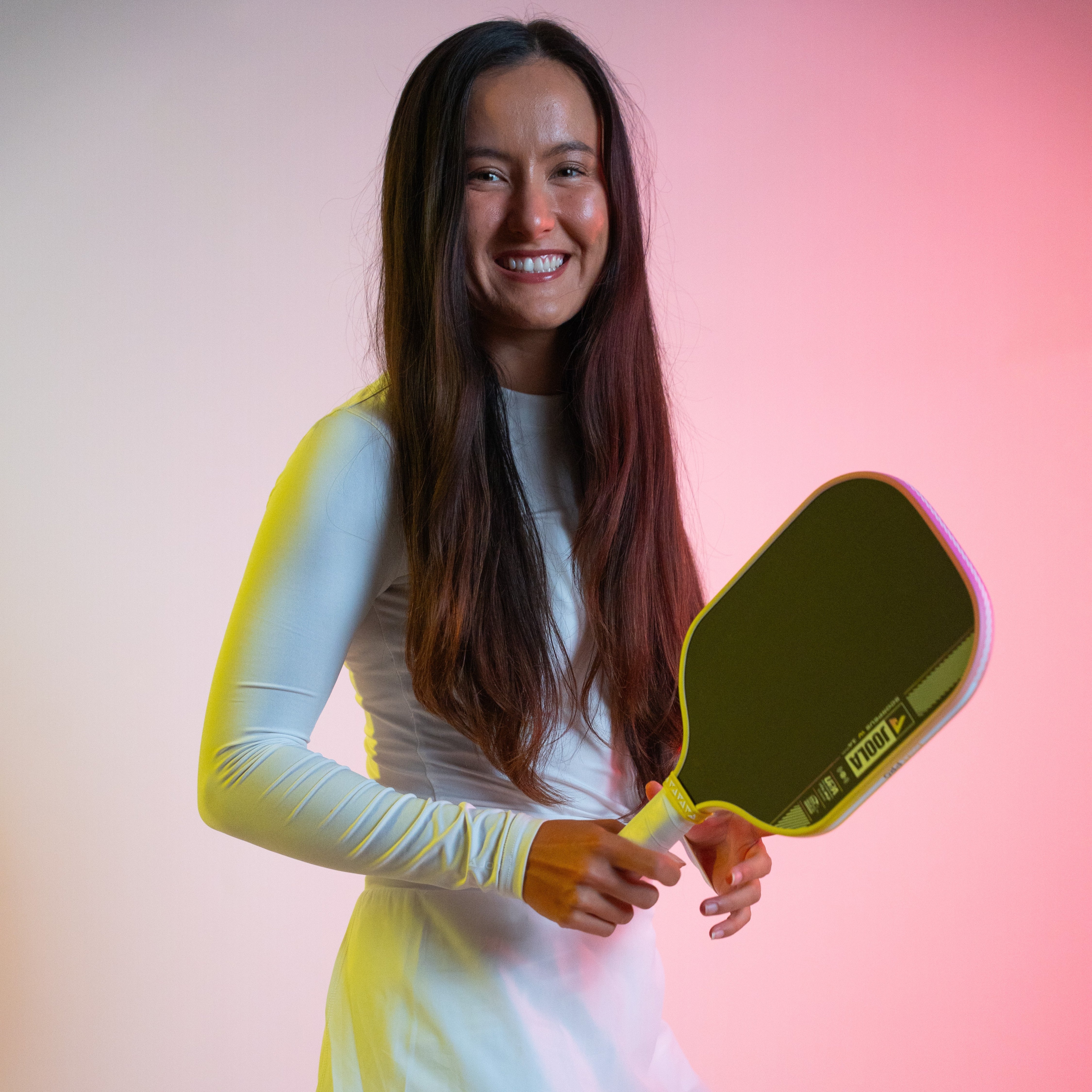 Anna Bright Scorpeus Pro IV 14mm Pickleball Paddle - Guava Rush