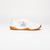 White background, side profile of the JOOLA Men's R4LLy pickleball shoe, white with gum sole.