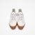 White background, top view of a pair of JOOLA Men's R4LLy pickleball shoes, white with gum sole.