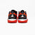 White background, image showing the Trinity logo on the back of a pair of JOOLA Red R4LLy pickleball shoes.