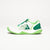 Side view of the JOOLA R4LLy pickleball shoe, white and green.