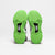 White background, image of the bottom green tred on the JOOLA R4LLy pickleball shoe.